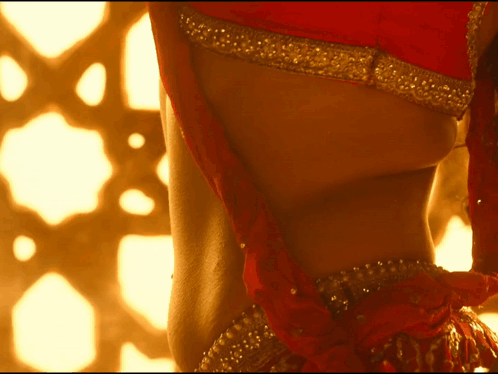 Sree Leela Navel Fold GIF