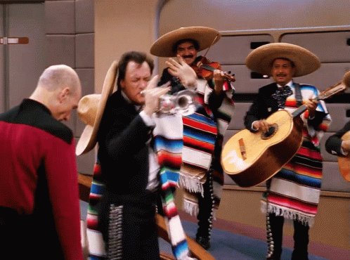 Star Trek Mariachi Intergalacic Star Trek GIF