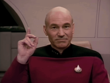 Star Trek Sir Patrick Stewart GIF