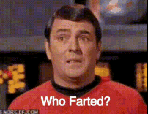 Star Trek Who Farted GIF