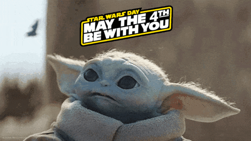 Star Wars Day Grogu GIF