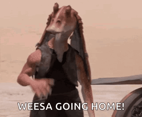 Star Wars Jar Jar Binks GIF