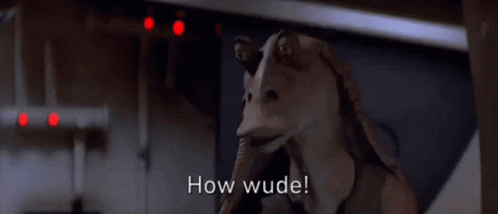 Star Wars Jar Jar Binks GIF