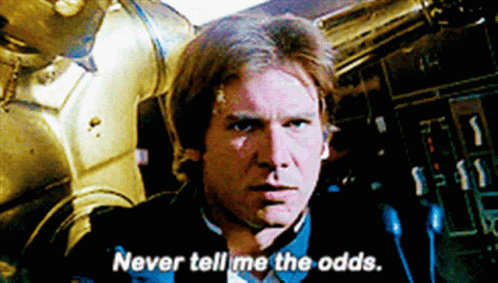 Star Wars Never Tell Me Odds GIF