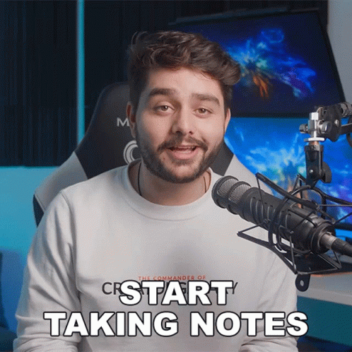 Start Taking Notes Ignace Aleya GIF