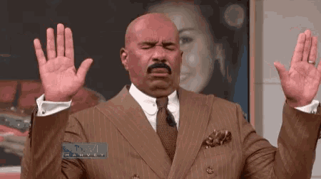 Steve Harvey Praise GIF