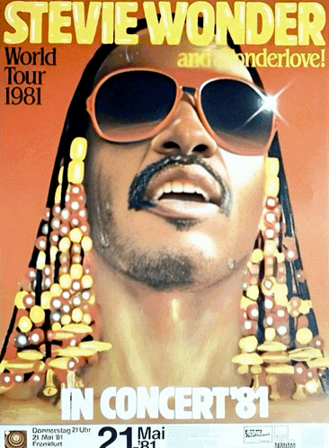 Stevie Wonder Music GIF