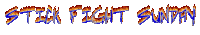 Stick Fight Sunday Meme Sticker