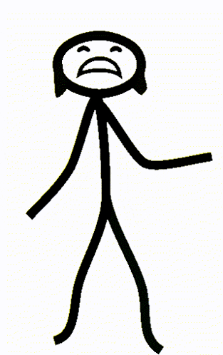 Stick Figure Crying GIF