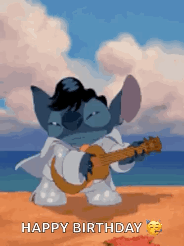 Stitch Elvis GIF