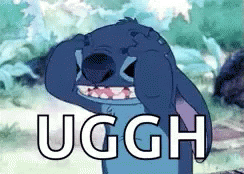 Stitch Frustration GIF