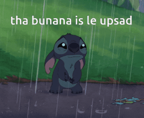 Stitch Sad Stitchcry GIF