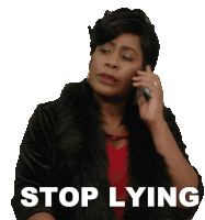 Stop Lying Alice Sticker