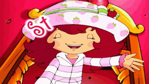 Strawberry Shortcake Kiss GIF