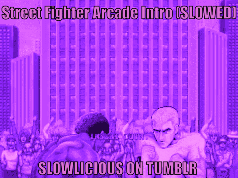Street Fighter 2 Arcade Slowlicious GIF