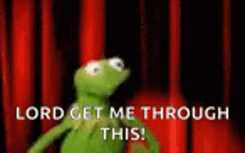 Stressed Kermit GIF