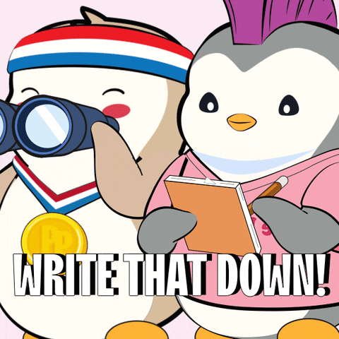 Study Penguin GIF
