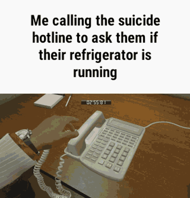 Suicide Hotline GIF