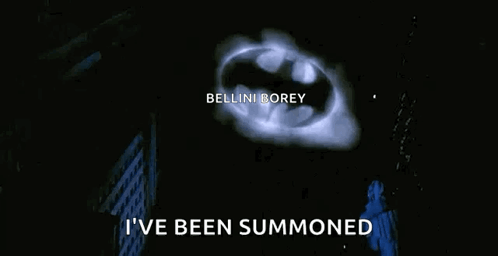 Summoned Batman GIF