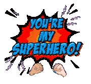 Superhero Sticker