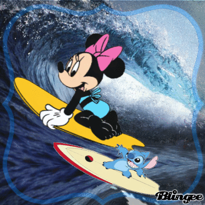 Surfing Waves GIF