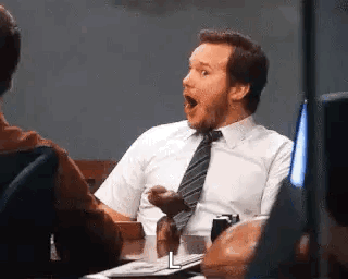 Surprise Chris Pratt GIF