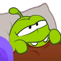 Surprised Om Nom Sticker
