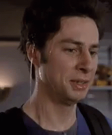 Sweating Jd - Scrubs GIF
