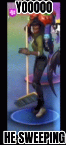 Sweeping Fortnite GIF