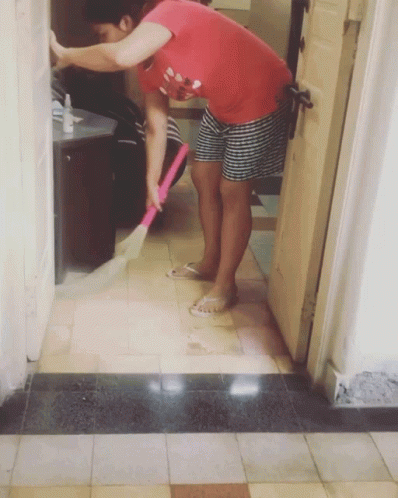Sweeping The Floor Aditi Mittal GIF