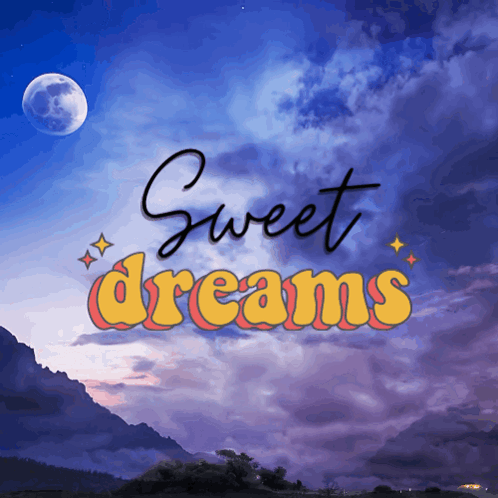Sweet Dreams Good Night Sweet Dreams GIF
