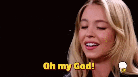 Sydney Sweeney Hot Ones GIF