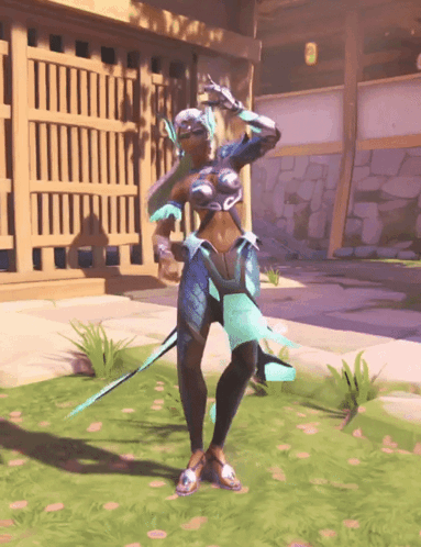 Symmetra Mermaid Symmetra GIF