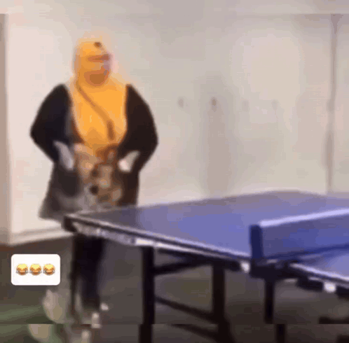 Table Tennis Marty Supreme GIF
