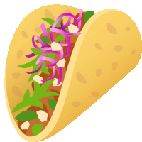 Taco Food Sticker