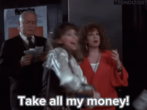 Take My Money Throwing Money GIF