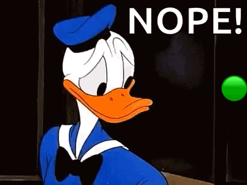 Talk To The Hand Donald Duckn GIF