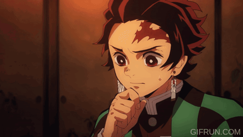 Tanjiro Wince GIF