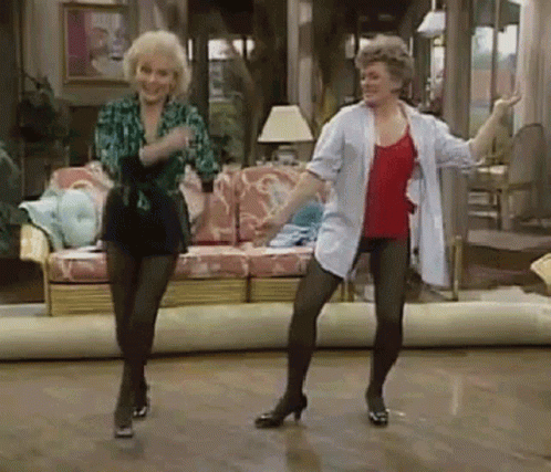 Tap Dancing Golden Girls GIF