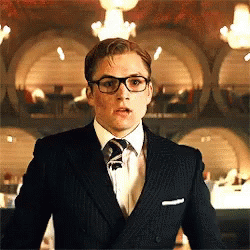 Taron Egerton Kingsman GIF