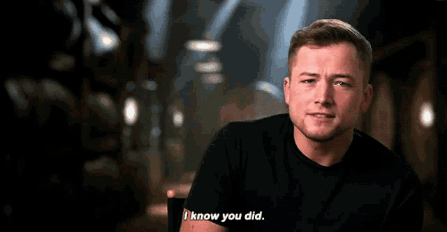 Taron Egerton Wink GIF