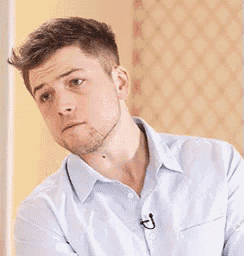 Taron Egerton Worried GIF