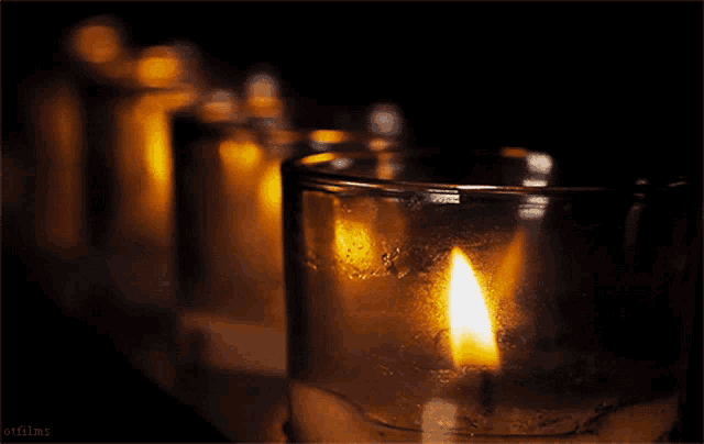 Tea Light Candles Candle GIF