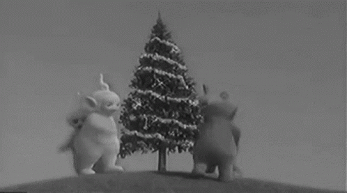 Teletubbies Christmas Tree GIF