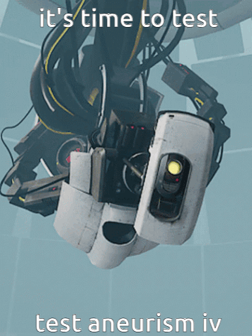 Testing Glados GIF