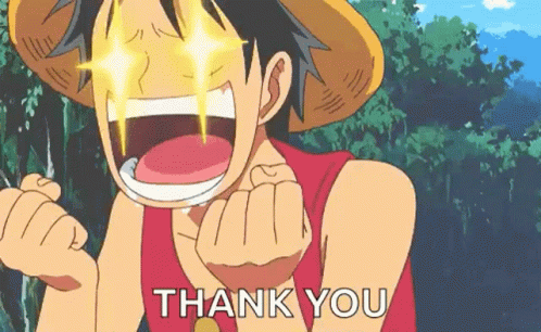 Thank Luffy GIF