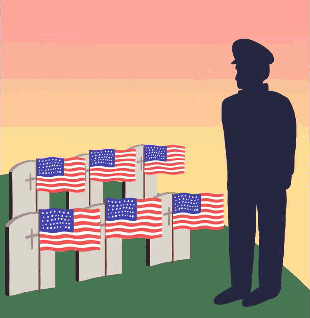 Thank You For Your Service Happy Memorial Day GIF