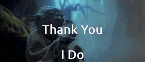 Thank You I Do Yoda GIF