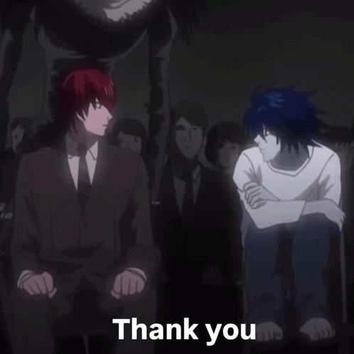 Thank You L Lawliet GIF