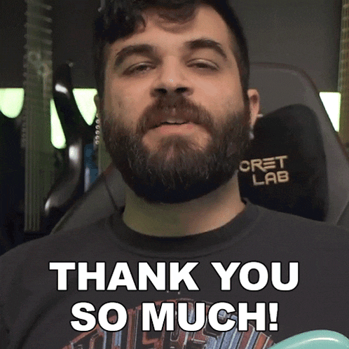 Thank You So Much Andrew Baena GIF